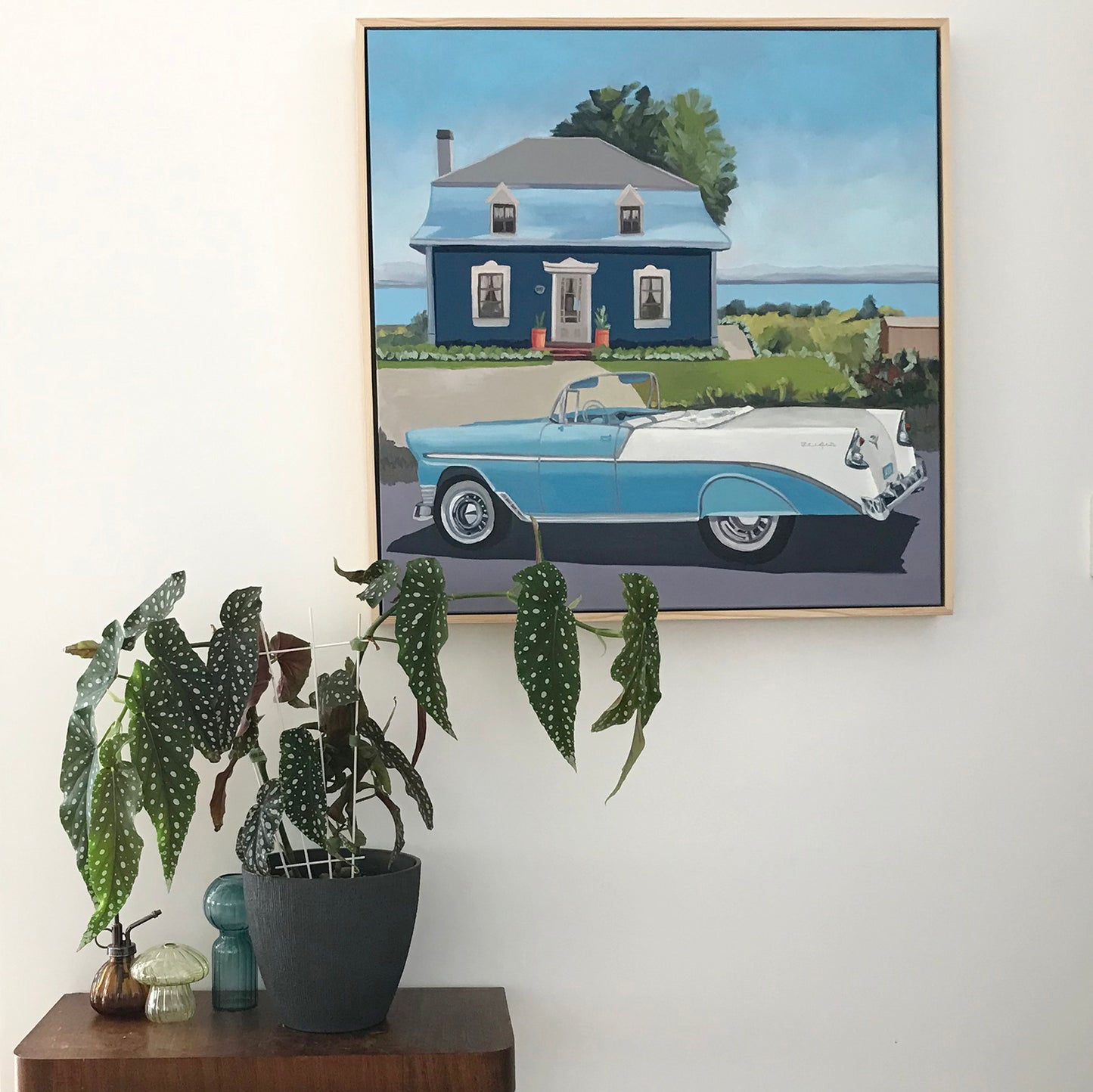 Blue House in Quebec