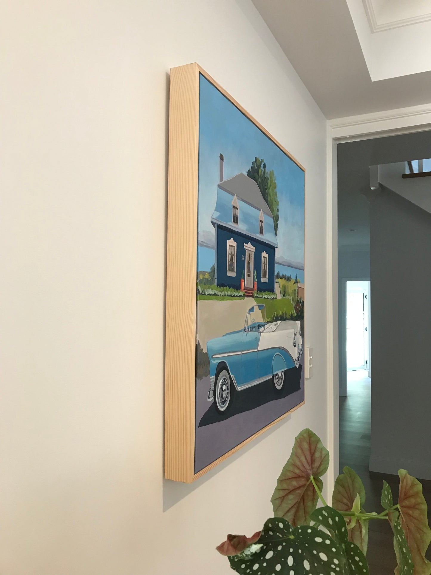 Blue House in Quebec